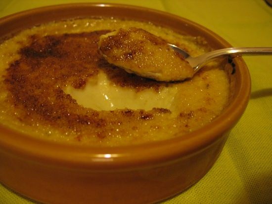 Creme brulee noix coco