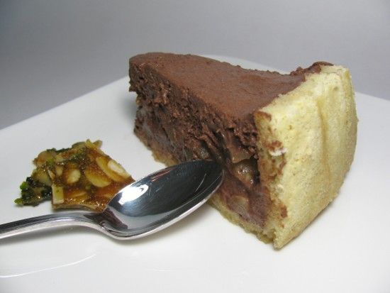Charlotte chocolat poire