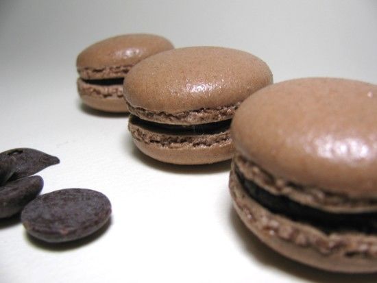 Macaron chocolat - noisette