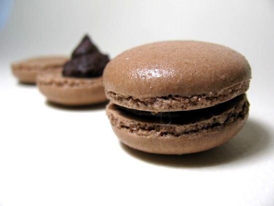 Macaron chocolat - noisette