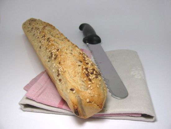 Baguette sans gluten au levain 