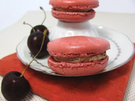 Macaron cerise