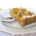 Tarte peche amande sans gluten