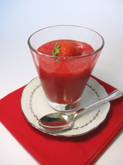 Soupe de fraises