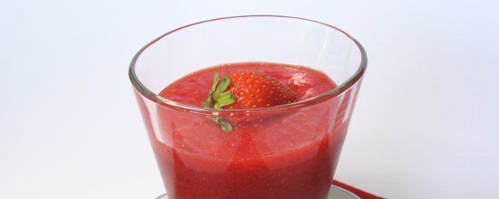 Soupe de fraises