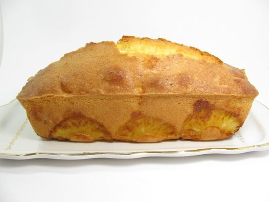 Cake sans gluten ananas coco