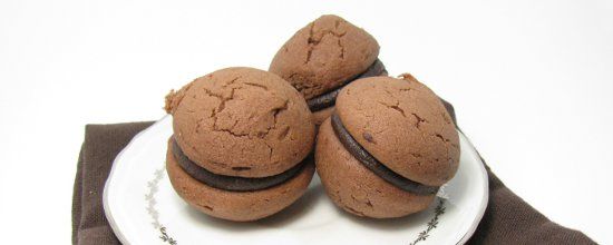 Whoopie chocolat cacahuette sans gluten