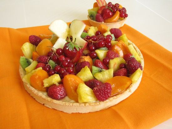 Tarte aux fruits sans gluten