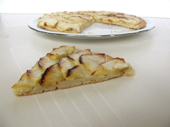 Tarte fine pommes sans gluten