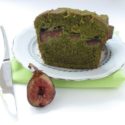 Cake sans gluten matcha figue