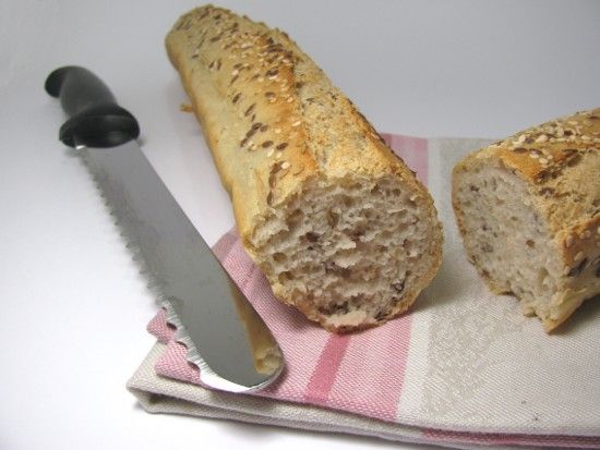 Bagette cereale levain sans gluten