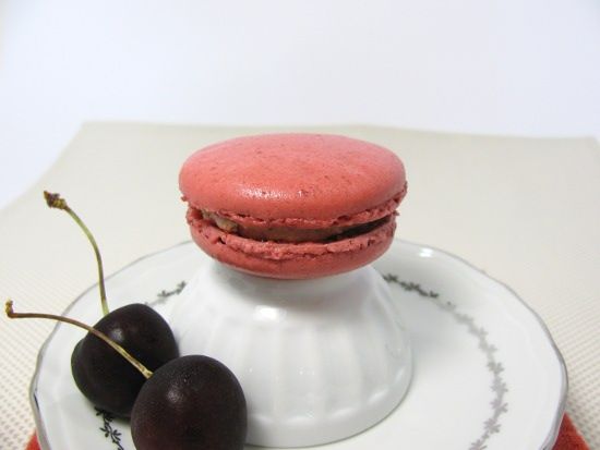 Macaron cerise