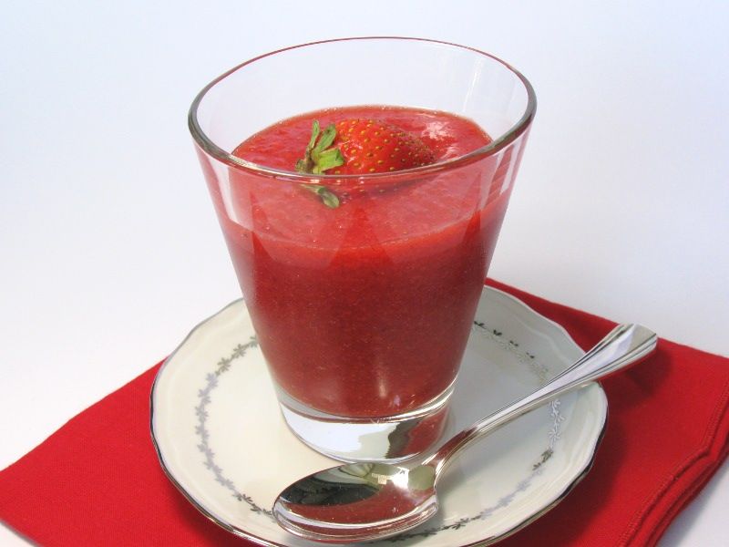 Soupe de fraises