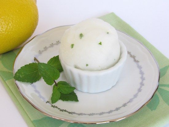 recette de Sorbet mojito