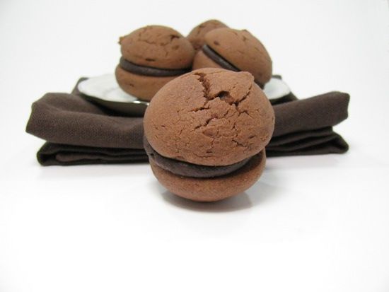 Whoopie chocolat cacahuette sans gluten