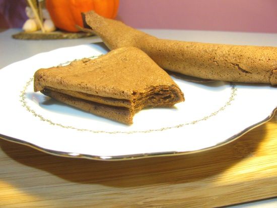 Crepe sans gluten et sans farine au chocolat