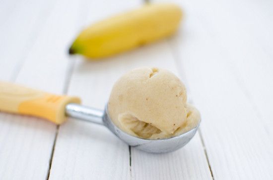 Sorbet banane caramel