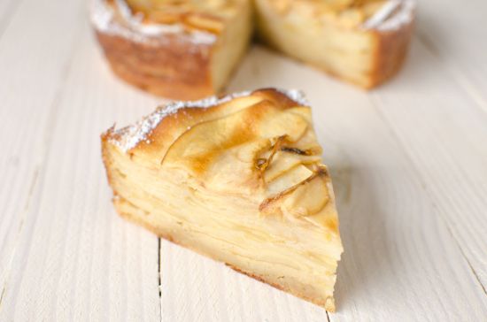 Gateau invisible aux pommes sans gluten