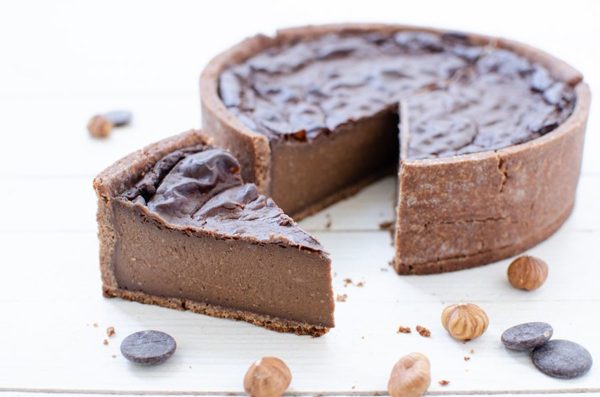 Flan au chocolat sans gluten et sans lait