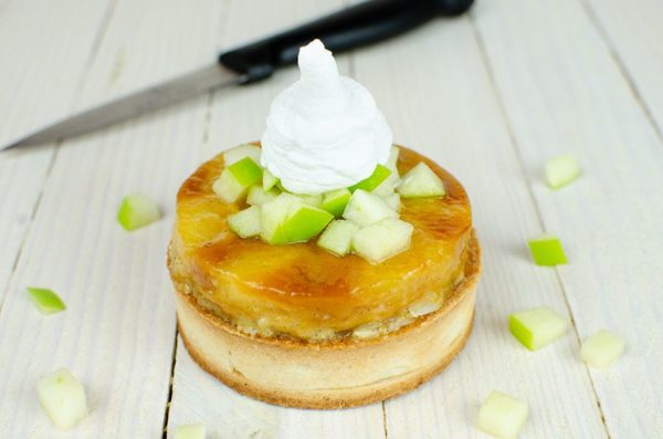 Tarte aux pommes caramélisées sans gluten