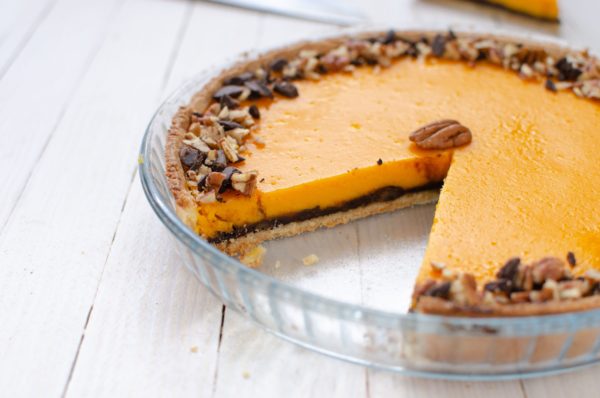 Tarte courge et noix de pecan sans gluten