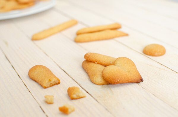 Langues de chat sans gluten et sans lait